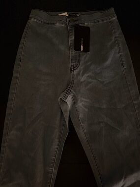 Fashion Nova Men's Slim Straight Grey Jeans